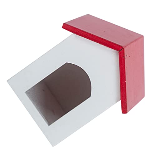 BESTonZON Welpenzwinger-Ornamente für kinderspielzeug dekoäste spielsachen für Modellbau hundesofa Mini-Hundehüttenmodell Miniaturhausmodell Mini-Möbeldekor Holz Weiß von BESTonZON