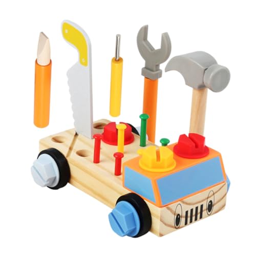 BESTonZON Werkzeugkoffer Für Holzspielzeug Mit Schraubendreher Und Schrauben Pädagogisches DIY Bauspielzeug Für Jungen Und ädchen Ideales Lernspielzeug Für Kreative Entfaltung Und BESTonZON Werkzeugkoffer Für Holzspielzeug Mit Schraubendreher Und Schrauben Pädagogisches DIY Bauspielzeug Für Jungen Und ädchen Ideales Lernspielzeug Für Kreative Entfaltung Und von BESTonZON
