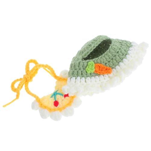 BESTonZON Witziges Gewebter Kopfbedeckung und Baumwoll-Schutz für Puppen Strapazierfähiges Puppen-Accessoire für Schnelle Verkleidung und Fotos Kompatibel mit Labubu BESTonZON Witziges Gewebter Kopfbedeckung und Baumwoll-Schutz für Puppen Strapazierfähiges Puppen-Accessoire für Schnelle Verkleidung und Fotos Kompatibel mit Labubu von BESTonZON