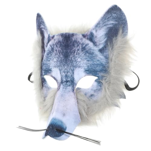 BESTonZON Wolf Maske Halloween Cosplay Requisite Tierisch Gruselig für Maskenball Karneval Party Tiermaske für Kostümfest BESTonZON Wolf Maske Halloween Cosplay Requisite Tierisch Gruselig für Maskenball Karneval Party Tiermaske für Kostümfest von BESTonZON