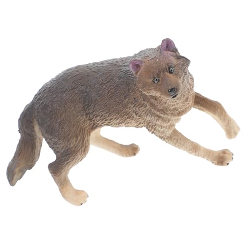 BESTonZON Wolfsmodell Kognitives Tiermodell Für Wildtiere Wildtierfiguren Wolfsfiguren Für Wolfsspielzeug Zootierspielzeug Kinderspielzeug Tiere Plastik BESTonZON Wolfsmodell Kognitives Tiermodell Für Wildtiere Wildtierfiguren Wolfsfiguren Für Wolfsspielzeug Zootierspielzeug Kinderspielzeug Tiere Plastik von BESTonZON