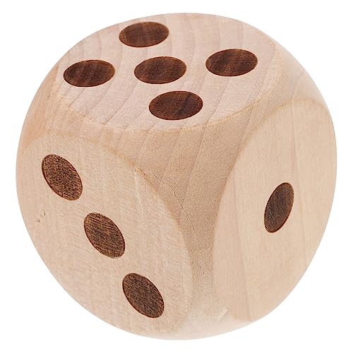 BESTonZON Würfel aus massivem Holz hühner outdor Rolling dice draußen spielewürfel Brettspiele Tischspielwürfel Partyspiel Holzwürfel Glatte Holzwürfel von BESTonZON