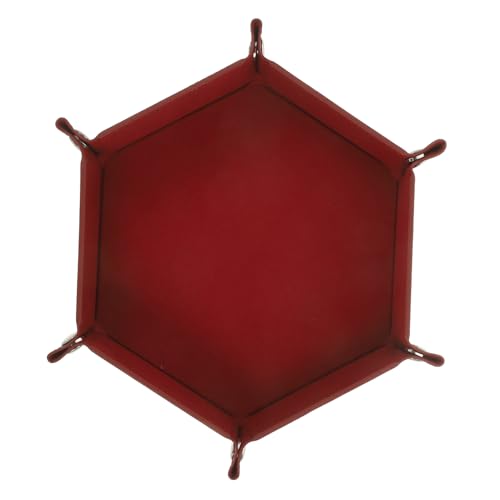 BESTonZON Würfelfach Kreative Zusammenklappbare Würfelablage Desktop-würfelablage Ablagefach Würfeltablett Für Tischspiele Pu-würfelhalter Tragbare Würfel Kreatives Würfeltablett Pu-Flanell BESTonZON Würfelfach Kreative Zusammenklappbare Würfelablage Desktop-würfelablage Ablagefach Würfeltablett Für Tischspiele Pu-würfelhalter Tragbare Würfel Kreatives Würfeltablett Pu-Flanell von BESTonZON