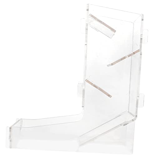 BESTonZON Würfelturm Rollenspiel Würfel LED Spiral- faltbar Planke Easy putz настольные игры Boardgames Ludo brettspiel Spiel Würfel rollender Turm Würfelvorrat Acryl Transparent von BESTonZON
