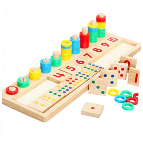 BESTonZON Zahlenlernspielzeug Für Interaktives Zählspiel Mit Bunten Holzblöcken Fördert Das Mathematikverständnis Und Die Motorischen Fähigkeiten Perfekt Für Vorschulkinder Und BESTonZON Zahlenlernspielzeug Für Interaktives Zählspiel Mit Bunten Holzblöcken Fördert Das Mathematikverständnis Und Die Motorischen Fähigkeiten Perfekt Für Vorschulkinder Und von BESTonZON