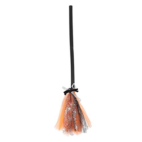 BESTonZON Zauberbesen Besen-Halloween Halloween- -Besen- Kostüm Hexenbesen Nase Besenstiel Halloween Halloween-hexendekoration Hexen-Cosplay Mädchen Hexenbesen Fee Abs Orange Plastik BESTonZON Zauberbesen Besen-Halloween Halloween- -Besen- Kostüm Hexenbesen Nase Besenstiel Halloween Halloween-hexendekoration Hexen-Cosplay Mädchen Hexenbesen Fee Abs Orange Plastik von BESTonZON