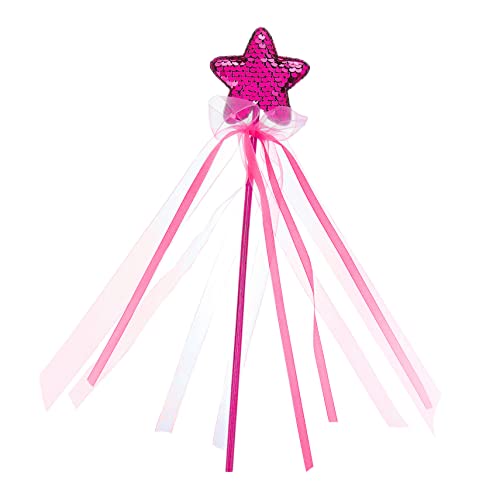 BESTonZON Fee Mit Bändern Sternförmige Feenstäbe Stäbe Mädchen Party Dekorationen Engel Stick BESTonZON Fee Mit Bändern Sternförmige Feenstäbe Stäbe Mädchen Party Dekorationen Engel Stick von BESTonZON