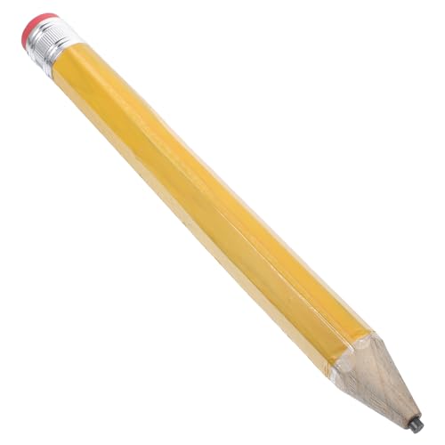 BESTonZON Großer Bleistift Aus Holz Großer Schreibbleistift Für Erwachsene Lustiges Schreibwerkzeug 35 cm Cartoon-Bleistift BESTonZON Großer Bleistift Aus Holz Großer Schreibbleistift Für Erwachsene Lustiges Schreibwerkzeug 35 cm Cartoon-Bleistift von BESTonZON