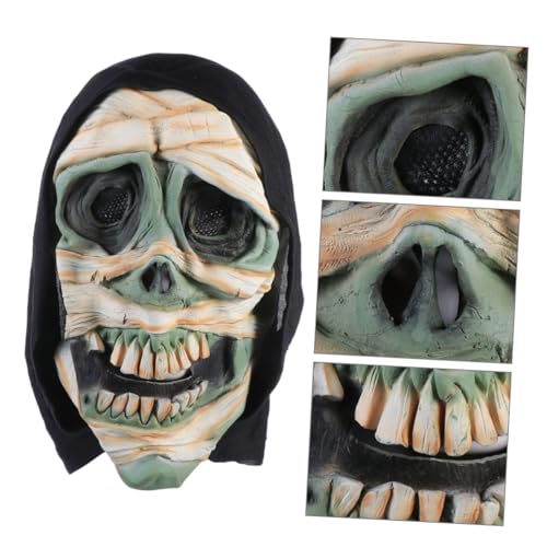 BESTonZON grüne Gesichtsmaske Cosplay-Kostüm-Maske Cosplay-Maske Maske für die Party halloween kostüm halloween costume kleidung Halloween-Horror-Maske Kopfbedeckung Maske schmücken von BESTonZON