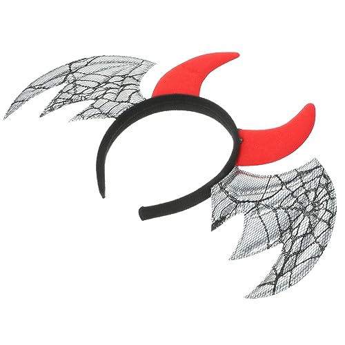BESTonZON halloween headband haarband halloween Teufelshörner Halloween Halloween-Stirnbänder für Frauen Halloween-Party-Haarschmuck Halloween-Fledermaus-Haarbänder Stoff Silver BESTonZON halloween headband haarband halloween Teufelshörner Halloween Halloween-Stirnbänder für Frauen Halloween-Party-Haarschmuck Halloween-Fledermaus-Haarbänder Stoff Silver von BESTonZON