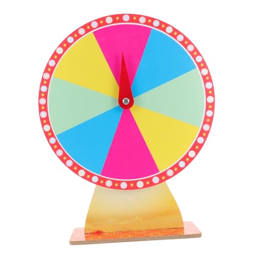 BESTonZON mit Segmenten Drehbares Partyspiel Preisrad aus Leichtes Tisch für Familienfeiern Bars und Veranstaltungen DIY Beschriftbares Party Accessoire BESTonZON mit Segmenten Drehbares Partyspiel Preisrad aus Leichtes Tisch für Familienfeiern Bars und Veranstaltungen DIY Beschriftbares Party Accessoire von BESTonZON
