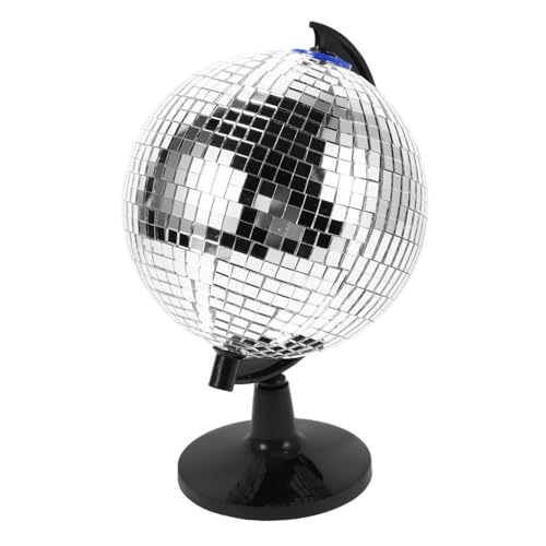BESTonZON reflektierender Ball Silberne Discokugel Schreibtischaccessoires für Männer schwebend Spiegelkugel Licht kleine Discokugel Leerzeichen x Goldene Discokugel Glas Silver von BESTonZON