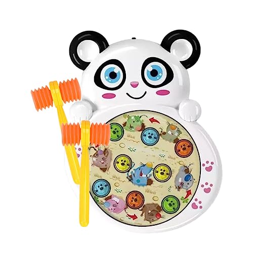 BESTonZON schlägt Hammer Toy Musical Hammer Hamster Toy Cartoon Panda Gopher Beat Toy Parent-Child Interactive Toy Interesting Toy -Beat- von BESTonZON