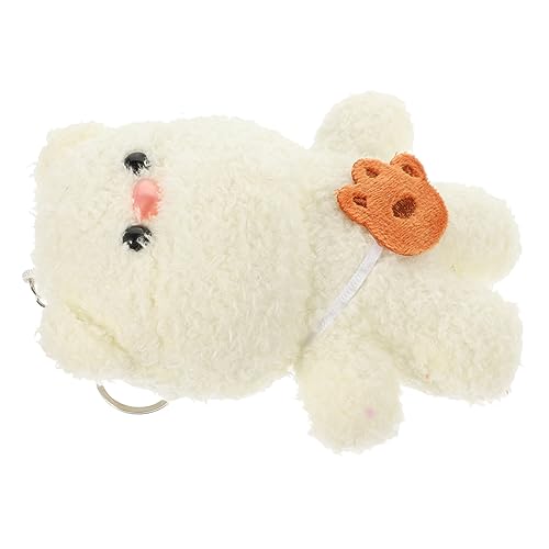 BESTonZON schlüsselanhänger Tier plüsch anhänger Key Chains anahtarlık schlüsselhalsband Kaninchen Stofftier-Schlüsselanhänger Stofftieranhänger Häschen-Anhänger PP Baumwolle Weiß BESTonZON schlüsselanhänger Tier plüsch anhänger Key Chains anahtarlık schlüsselhalsband Kaninchen Stofftier-Schlüsselanhänger Stofftieranhänger Häschen-Anhänger PP Baumwolle Weiß von BESTonZON