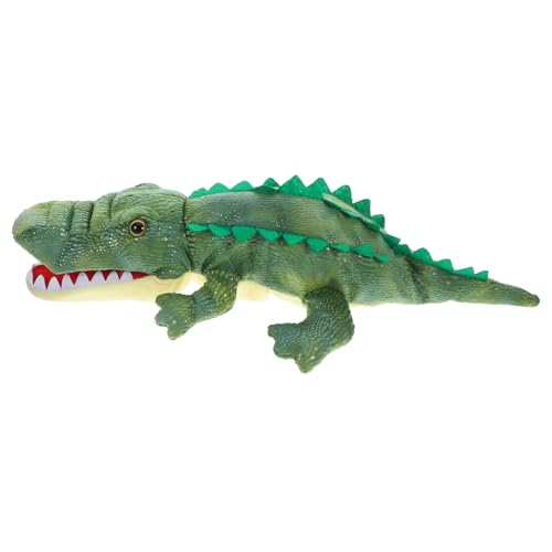 BESTonZON tierische Marionette Puppen kinderpuppe детские игрушки beschwertes Kuscheltier Tierhandpuppe Handpuppe für Krokodil-Handpuppe Tierkopfpuppe Plüsch von BESTonZON