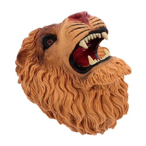 BESTonZON tierische Marionette für kinderspielzeug Children Toys handspielpuppen spielsachen Handspielzeug Handpuppe Frühpädagogisches weiches Gummi Khaki von BESTonZON