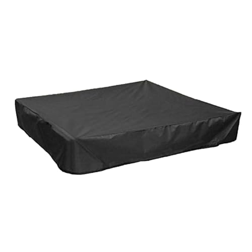 BESTonZON wasserdichte Sandkastenabdeckplane mit Kordelzug Quadratisch Robuste Outdoor Schutzabdeckung für Sandpit und Kleinen Pool Wetterfeste Staubdichte Abdeckung für Garten und von BESTonZON