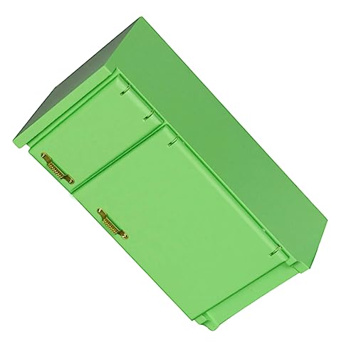 Puppenhaus Kühlschrank für kinderspielzeug Dollhouse playmobile mini kühlschrank gefrierschrank kühlschranklüfter Puppenhausmöbel Puppenhaus-Miniaturen Holz Green BESTonZON Puppenhaus Kühlschrank für kinderspielzeug Dollhouse playmobile mini kühlschrank gefrierschrank kühlschranklüfter Puppenhausmöbel Puppenhaus-Miniaturen Holz Green BESTonZON von BESTonZON