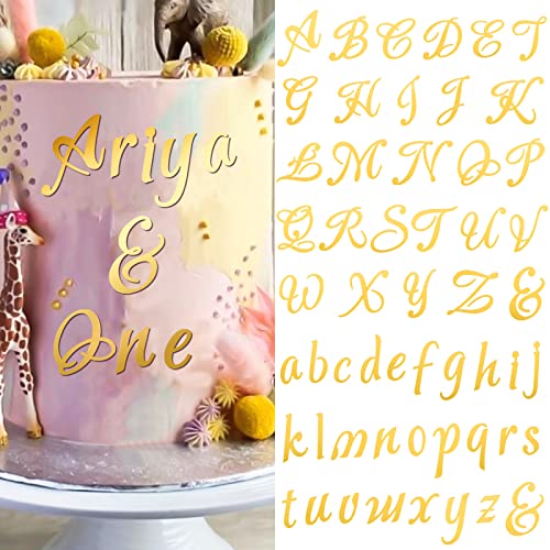 BETESSIN 54Pcs Buchstaben Deko Torte Gold Kuchen Dekoration Geburtstag Acryl 2 Sets A-Z Tortendeko Großbuchstaben Kleinbuchstaben Tortenaufsatz Set für Hochzeit Jubiläum Party Feier C BETESSIN 54Pcs Buchstaben Deko Torte Gold Kuchen Dekoration Geburtstag Acryl 2 Sets A-Z Tortendeko Großbuchstaben Kleinbuchstaben Tortenaufsatz Set für Hochzeit Jubiläum Party Feier C von BETESSIN