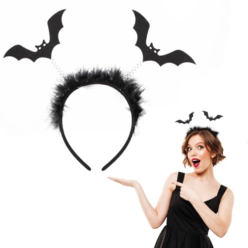 BETESSIN Halloween Haarreif - Fledermaus Haarreif für Halloween Kostüm Damen - Fledermaus Kostüm Kinder - Fledermaus Kostüm Accessoires für Halloween, Karneval, Fasching, Motto Party uvm. BETESSIN Halloween Haarreif - Fledermaus Haarreif für Halloween Kostüm Damen - Fledermaus Kostüm Kinder - Fledermaus Kostüm Accessoires für Halloween, Karneval, Fasching, Motto Party uvm. von BETESSIN