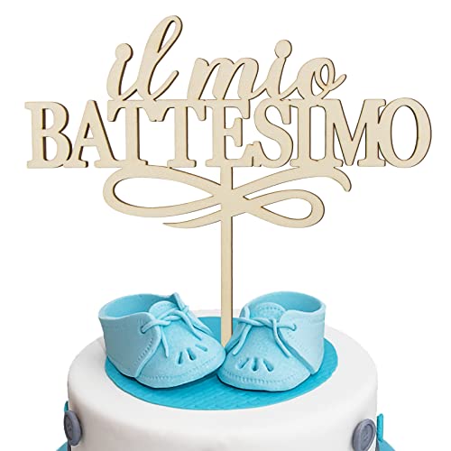 Il Mio Battesimo Cake Topper Holz Tortendeko zur Taufe Jungen und Mädchen usw. Il Mio Battesimo Cake Topper Holz Tortendeko zur Taufe Jungen und Mädchen usw. von BETESSIN