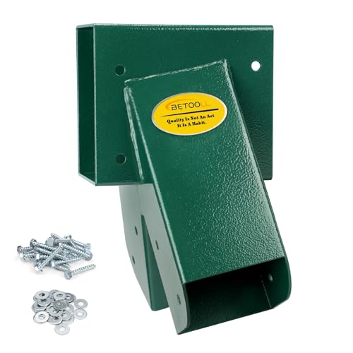 BETOOLL A-Frame 1pcs Brackets Swing Set Bracket for Heavy Duty Swing Set - Includes Mounting Hardware, Ideal for Indoor and Outdoor Playgrounds (1 Brackets-Green) von BETOOLL