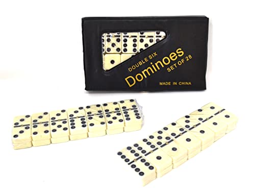 BETTER WITH FRIENDS Professioneller tragbarer Domino-Koffer mit 28 Teilen, 5 x 2,7 x 0,9 cm von BETTER WITH FRIENDS