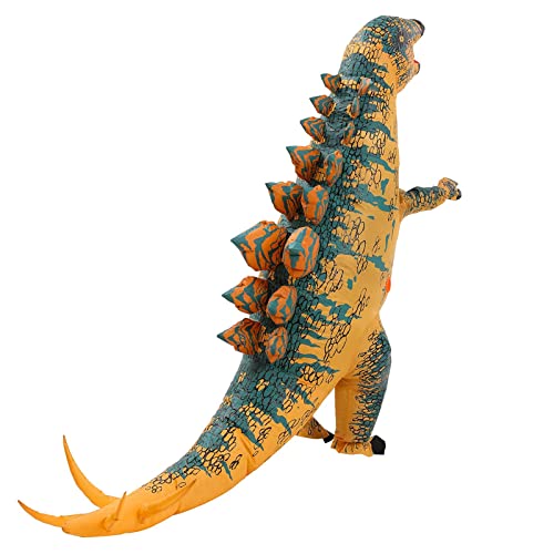 Geerypsy Stegosaurus aufblasbares Kostüm aufblasen Lustige Dinosaurier Kostüme für Halloween Weihnachten für Erwachsene von Geerypsy
