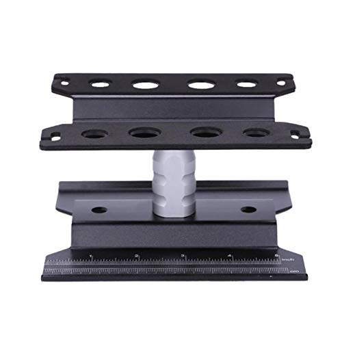 BEUON Metall RC Arbeitsplatz Arbeiten Stand Reparatur 360 Grad Drehung für 1/8 1/10 1/12 1/16 Modelle, Schwarz von BEUON