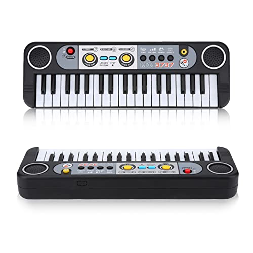 37-Tasten-E-Piano-Tastatur Portable Indoor/Outdoor-Spielen Digital Key Board Piano Musikinstrumente Kinder Spielzeug mit Mikrofon, Musikinstrumente Spielzeug, Geburtstagsgeschenk für Kinder von Bewinner
