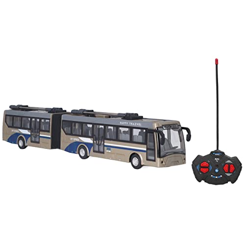 Bewinner Ferngesteuerter Bus, RC-Schulbus Im Maßstab 1:48, Allround-Bewegungs-Stadtbus-Spielzeug, Ferngesteuertes Auto, Elektronische Fahrzeuge, Geschenk für Geburtstage, Weihnachten (Gold) von Bewinner