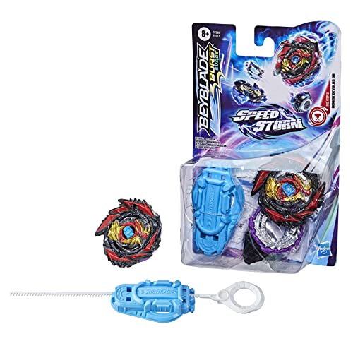 Hasbro Beyblade Burst Surge Speedstorm Demise Devolos D6 Kreisel Starter Pack – Battle Kreisel mit Starter, Multi Colour von BEYBLADE