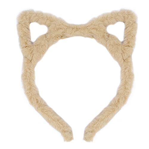 BFANGLC Anime-Haarband, Katzenohren, Plüsch-Haarreif, Cos-Play-Kostüm, Winter, pelzige Kopfbedeckung für Damen und Mädchen, süße Haardekoration BFANGLC Anime-Haarband, Katzenohren, Plüsch-Haarreif, Cos-Play-Kostüm, Winter, pelzige Kopfbedeckung für Damen und Mädchen, süße Haardekoration von BFANGLC