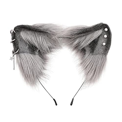 BFANGLC Cosplay-Haarreif mit Ohren, für Damen, Teenager, Haarreif für Live-Übertragung, Karneval, Haarband BFANGLC Cosplay-Haarreif mit Ohren, für Damen, Teenager, Haarreif für Live-Übertragung, Karneval, Haarband von BFANGLC