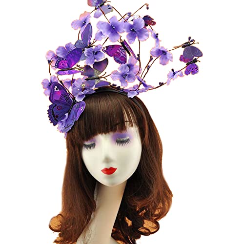 BFANGLC Damen-Haarreif mit Schmetterlingen, Cosplay, Hochzeit, Kopfschmuck, Schmetterlinge BFANGLC Damen-Haarreif mit Schmetterlingen, Cosplay, Hochzeit, Kopfschmuck, Schmetterlinge von BFANGLC