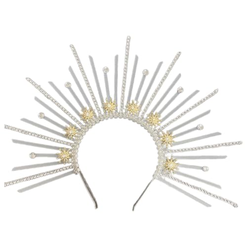 BFANGLC Fünfzackiger Stern runder Kopfschmuck Kronen Party Halloween Kostüm Stern Hexe Stirnband Kopfbedeckung BFANGLC Fünfzackiger Stern runder Kopfschmuck Kronen Party Halloween Kostüm Stern Hexe Stirnband Kopfbedeckung von BFANGLC