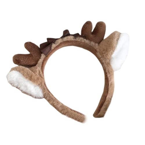 BFANGLC Haarreif mit pelzigen Hirschohren, Anime-Haarband für Maskeraden, Kostüm, Kopfschmuck, Teenager, Mädchen, Cosplay, Verkleidungszubehör von BFANGLC