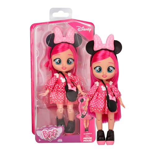 BFF by Cry Babies Disney Minnie, BFF Fashion Doll im Minnie-Outfit zum An- und Ausziehen, inklusive Styling-Accessoires, Spielzeug und Geschenk für Kinder ab 3 Jahren BFF by Cry Babies Disney Minnie, BFF Fashion Doll im Minnie-Outfit zum An- und Ausziehen, inklusive Styling-Accessoires, Spielzeug und Geschenk für Kinder ab 3 Jahren von BFF BY CRY BABIES