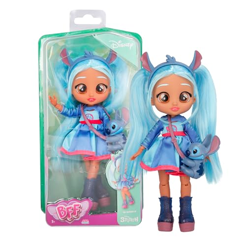 BFF by Cry Babies Disney Stitch, BFF Fashion Doll im Stitch-Outfit zum An- und Ausziehen, inklusive Styling-Accessoires, Spielzeug und Geschenk für Kinder ab 3 Jahren BFF by Cry Babies Disney Stitch, BFF Fashion Doll im Stitch-Outfit zum An- und Ausziehen, inklusive Styling-Accessoires, Spielzeug und Geschenk für Kinder ab 3 Jahren von BFF BY CRY BABIES