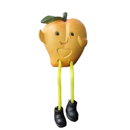 BFLKY Fruit Series Hängende Beine Puppen Dekoration Obst Thema Modell Harz Handwerk Atmosphäre von BFLKY