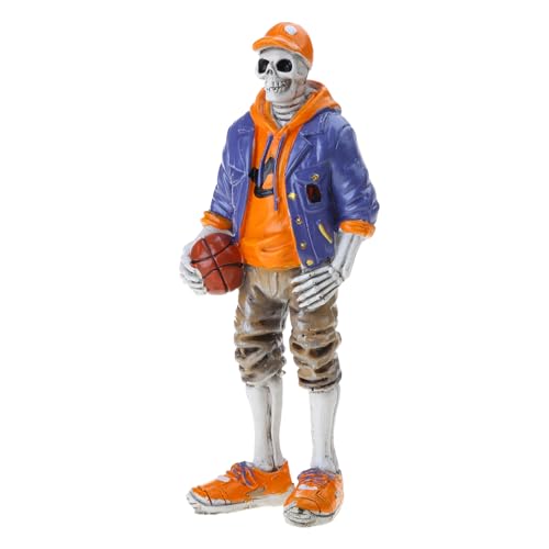 BFLKY Skelett-Figuren, Sammlerstück, Totenkopf, Skulptur, Kunstharz, Handwerk für Halloween-Dekoration BFLKY Skelett-Figuren, Sammlerstück, Totenkopf, Skulptur, Kunstharz, Handwerk für Halloween-Dekoration von BFLKY