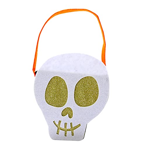 Halloween-Vlies-Süßigkeiten-Eimer, Cartoon-Hexe, Kürbis, Pirat, Totenkopf, Eule, Tasche, Handtasche mit Griff, Party Halloween-Vlies-Süßigkeiten-Eimer, Cartoon-Hexe, Kürbis, Pirat, Totenkopf, Eule, Tasche, Handtasche mit Griff, Party von BFLKY