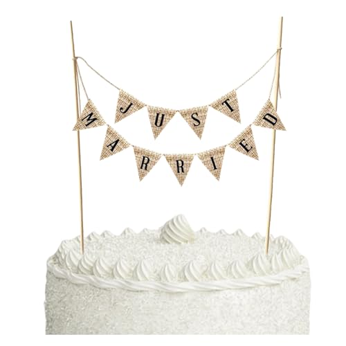 Cake Topper Hochzeit Vintage,Wedding Wimpelkette,Just Married Tortendeko,Tortentopper Hochzeitstorte,Kuchen Deko Hochzeit Personalisiert,Kleinere Girlande für Hochzeitstorten (Just Married-B) Cake Topper Hochzeit Vintage,Wedding Wimpelkette,Just Married Tortendeko,Tortentopper Hochzeitstorte,Kuchen Deko Hochzeit Personalisiert,Kleinere Girlande für Hochzeitstorten (Just Married-B) von BFUZXY