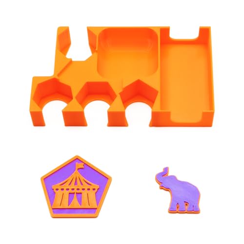 Einsatz/Organizer, Startspielermarker und aktives Nummernplättchen für Scout – 3 Stück. Brettspielzubehör und 3D-Erweiterungen Einsatz/Organizer, Startspielermarker und aktives Nummernplättchen für Scout – 3 Stück. Brettspielzubehör und 3D-Erweiterungen von BG Expansions