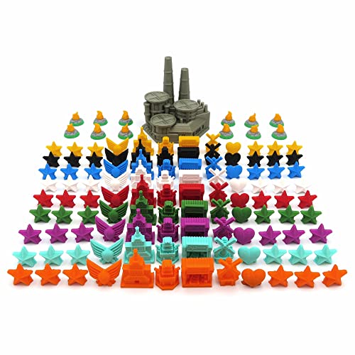 BGExpansions Komplettes Upgrade-Pack für Scythe – 121 Teile, SCYT015 von BG Expansions