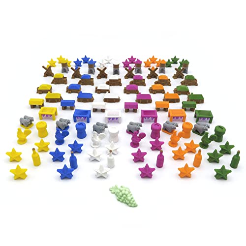 Komplettes Erweiterungspaket für Viticulture™ – 103 Teile von BG Expansions