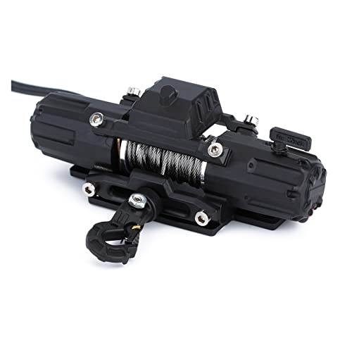 BGAZA Elektrische Hüger Dual Motors Automatische Winde-Fernbedienungssystem for 1:10 Rc Crawler Auto Axial. TRX4 TRX6.(Dual Motors Winch) von BGAZA