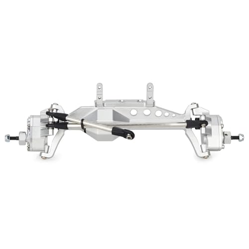 Aluminium 4WS Offset Portal Achse Set Mit Servo Halterung for 1/10 4 Rad Lenkung for LCG(Rear Silver) von BGDIEAKIN