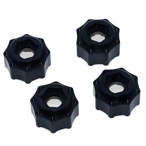 BGDIEAKIN 17-mm-Sechskantadapter 8 x 32 auf 17 mm, geeignet for Proline 3,8-Zoll-Reifen, 4er-Pack, 1/8 große Rad-Upgrade-Teile(Zwart) von BGDIEAKIN