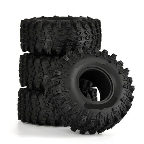 BGDIEAKIN 4-Piece Set 1.9inch Climbing Car Tires 118 * 45mm Suitable for Re-Mote Control Car Rubber Tires von BGDIEAKIN